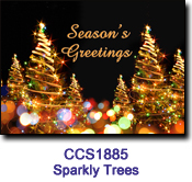 Sparkly Trees Charity Select Holiday Card
